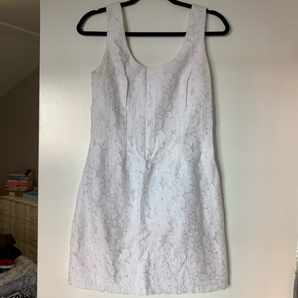 Lilly Pulitzer white lace dress